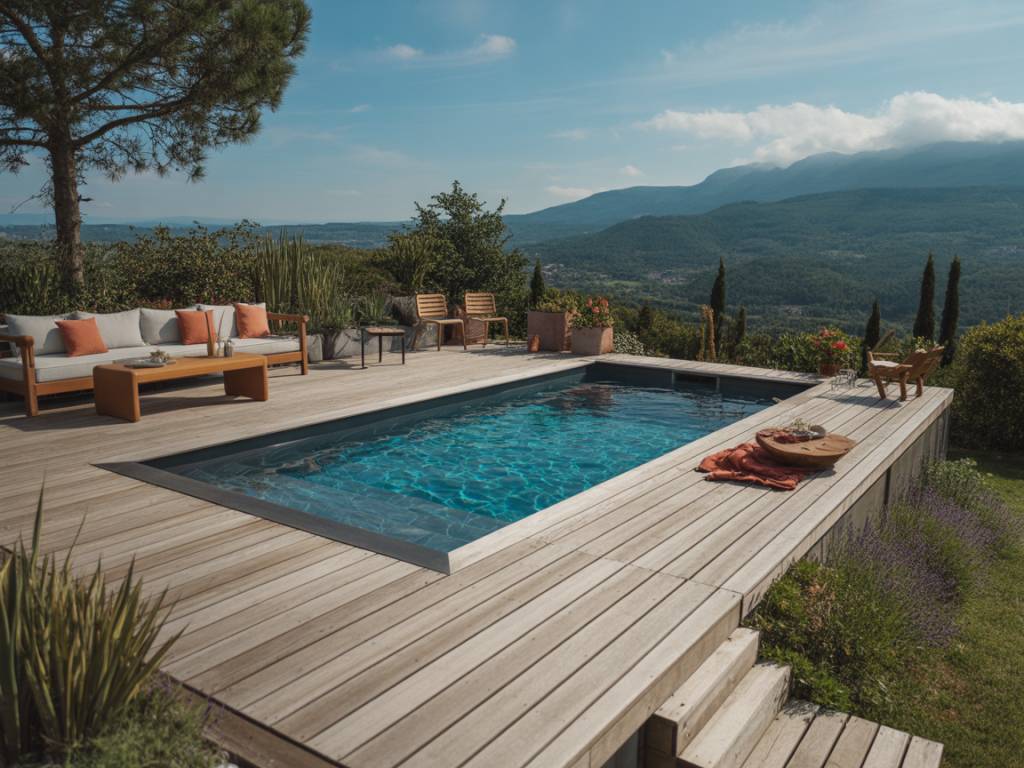 Terrasse piscine en bois exotique : choisir les meilleures essences, prix et entretien pour un extérieur durable
